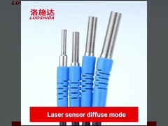 LUOSHIDA เลเซอร์เซนเซอร์แบบกระจายขนาดเล็ก โฟโตอิเล็กทริคเซนเซอร์แบบกระจาย NPN PNP NO NC เอาท์พุต