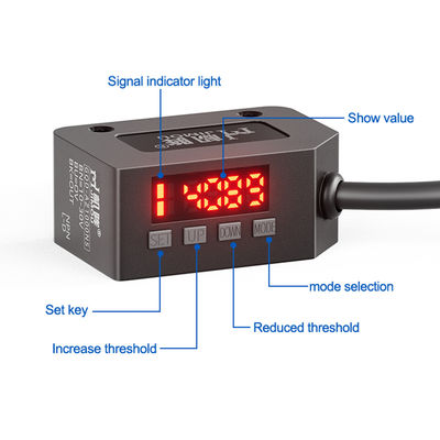ไม่มีการลดต้นทุนที่มีประสิทธิภาพ NC การตอบสนองความเร็วสูง เซ็นเซอร์ภาพแบบกระจาย จอแสดงผลดิจิตอลอัจฉริยะ สวิตช์โฟโตอิเล็กทริก