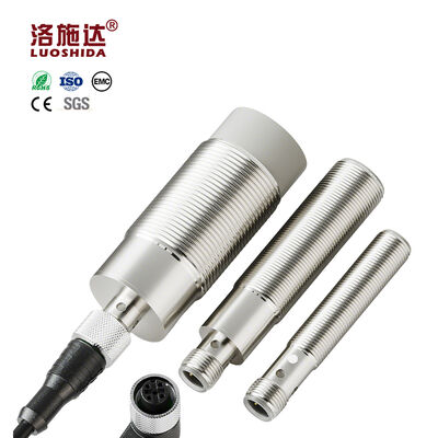 M12 DC Two-Wire Inductive Proximity Sensor, 2-8mm Detection Distance, Flush / Non-Flush